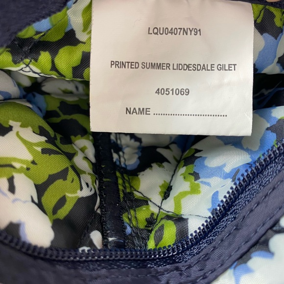 BARBOUR Vest Floral Printed Summer Liddesdale Gilet Vest Waistcoat - Picture 11 of 11